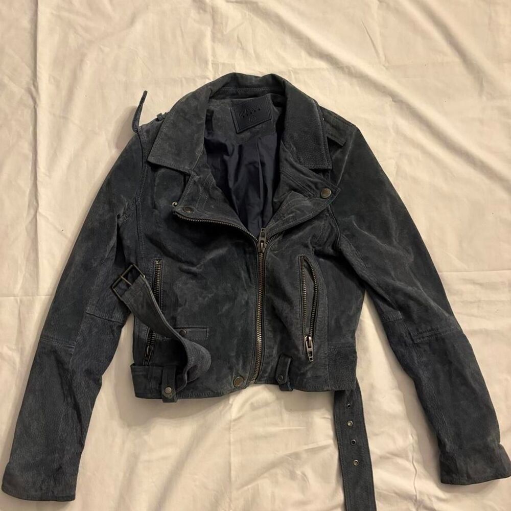 Blank-nyc Women's Navy and Blue Jacket